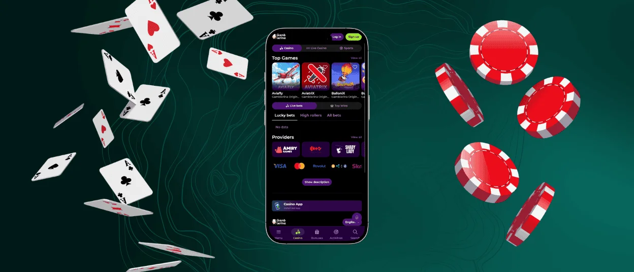 Gamblerina iOS App